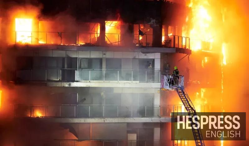 Mass evacuations after explosive new fire erupts near Los Angeles