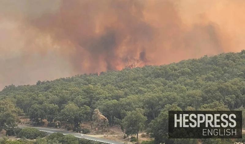 morocco 15 Crews near full control of Chefchaouen forest fire after four days