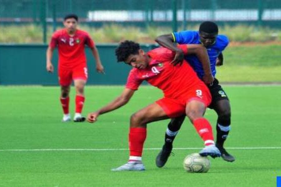 U-17 National Football Team in Preparation Training in Maamora