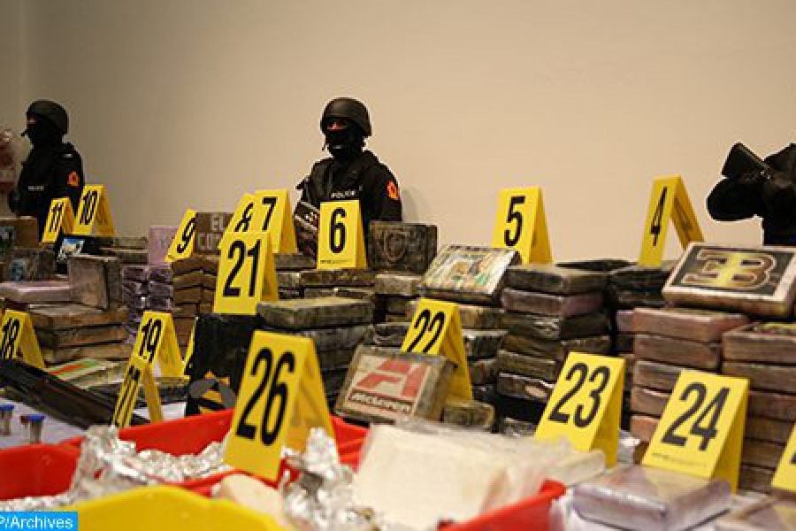 Moroccan authorities seize 8 tons of cannabis in international drug trafficking attempt