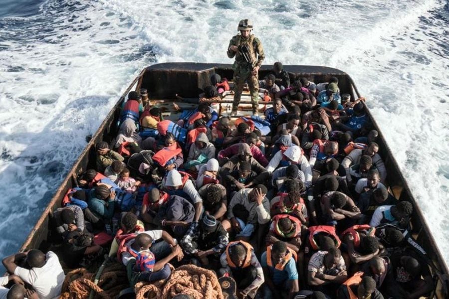 Ocean viking rescue vessel saves 212 migrants at sea
