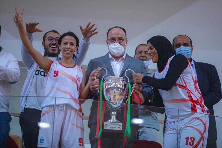 Women's Marrakech basketball team Kawkab wins national championship