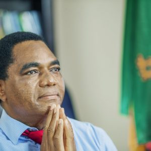 Zambia’s opposition leader Hichilema declared president elect