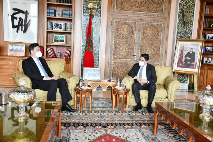 Morocco’s Foreign affairs Minister receives China’s special envoy