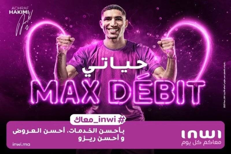 Inwi partners with PSG star Achraf Hakimi for its new campaign