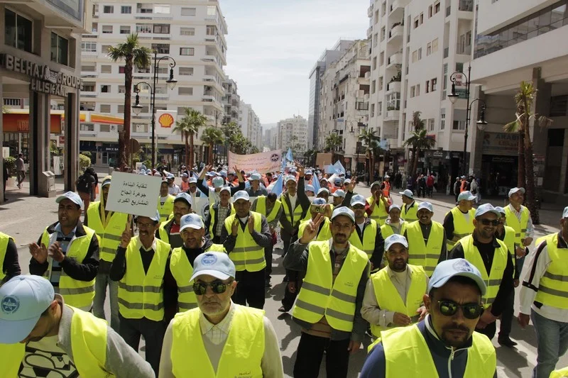 Moroccans celebrate workers' day on eve of eid