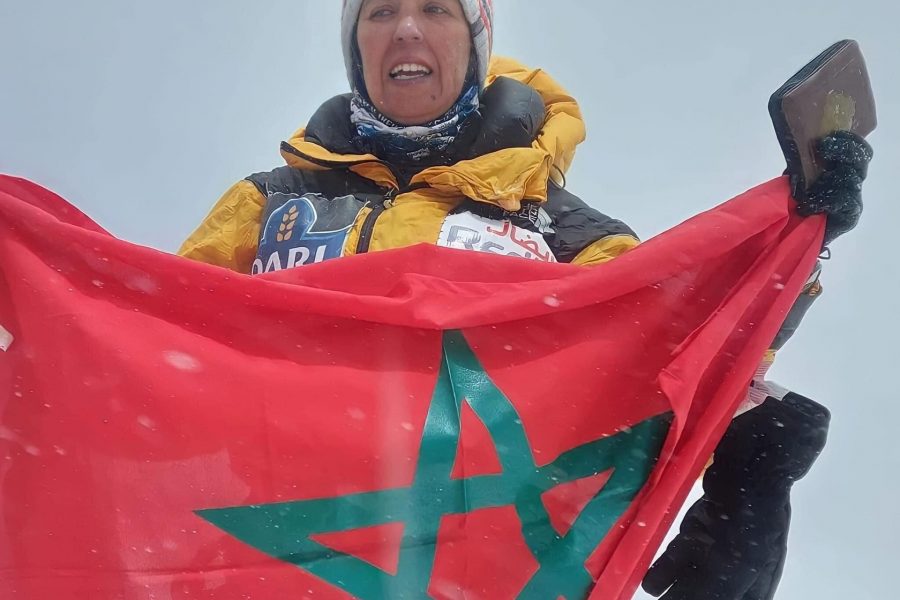 Moroccan Bouchra Baibanou successfully climbs Annapurna mount