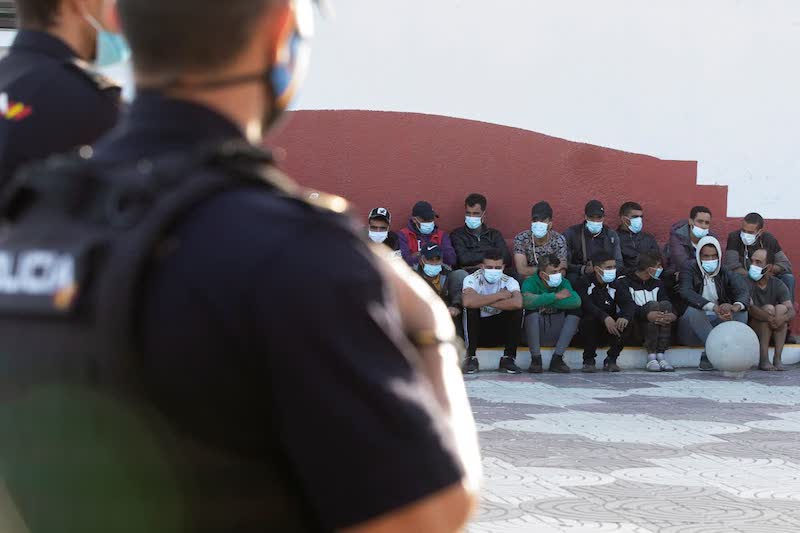 Royal Navy intercepts 189 irregular migrants attempting to reach Canary Islands