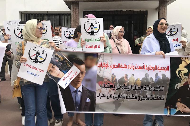 Ukraine students protest conditioned inclusion into Moroccan universities