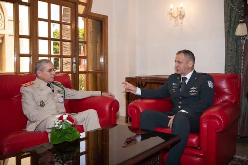 Israeli chief of armed forces meets with FAR General Farouq Belkheir