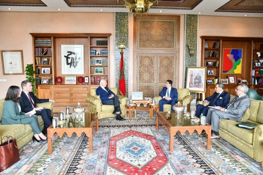 Morocco’s foreign minister meets with UN envoy for Western Sahara
