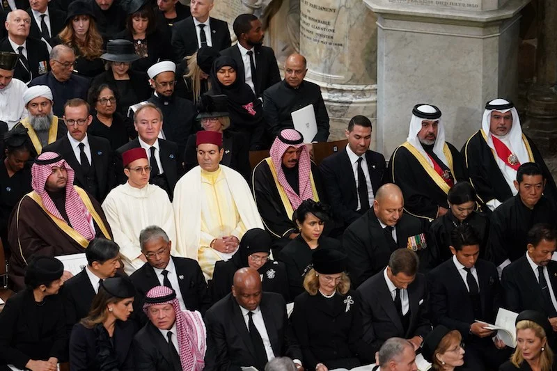 Arab leaders present at Queen Elizabeth's funeral