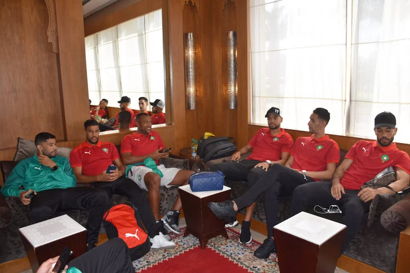 Morocco's national team flies to Barcelona ahead of two friendly games