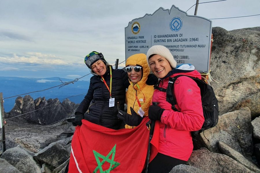 Three Moroccan women successfully climb Malaysia's Mount Kinabalu