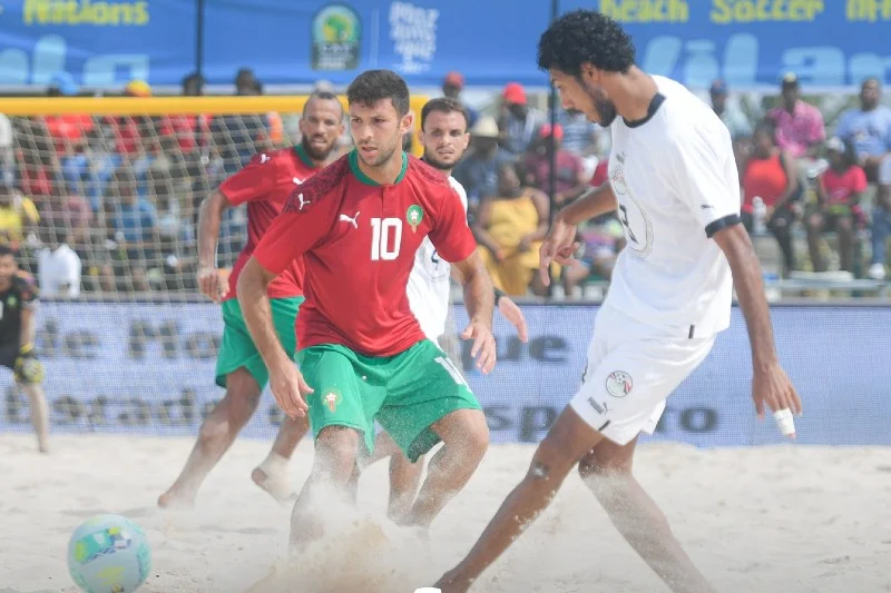 Moroccan beach soccer team loses to Egypt 4-5