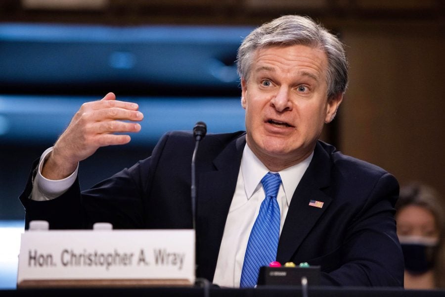 FBI chief says he's worried about China's control over Tiktok