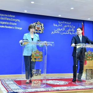 French, Moroccan FMs play down Sahara tension, ahead of Macron's visit