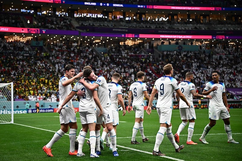 England into World Cup quarter-finals with 3-0 win over Senegal