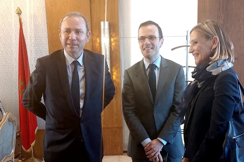 Newly appointed French Ambassador Lecourtier arrives in Rabat