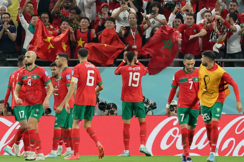 France battle past England as Morocco make World Cup history