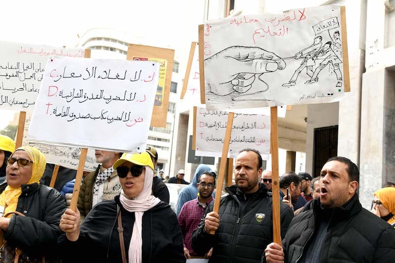 Moroccans take to streets in protest of high prices, despite government ban