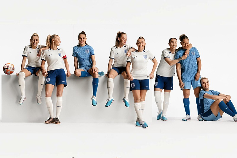 England women football team switch to blue shorts over period concerns