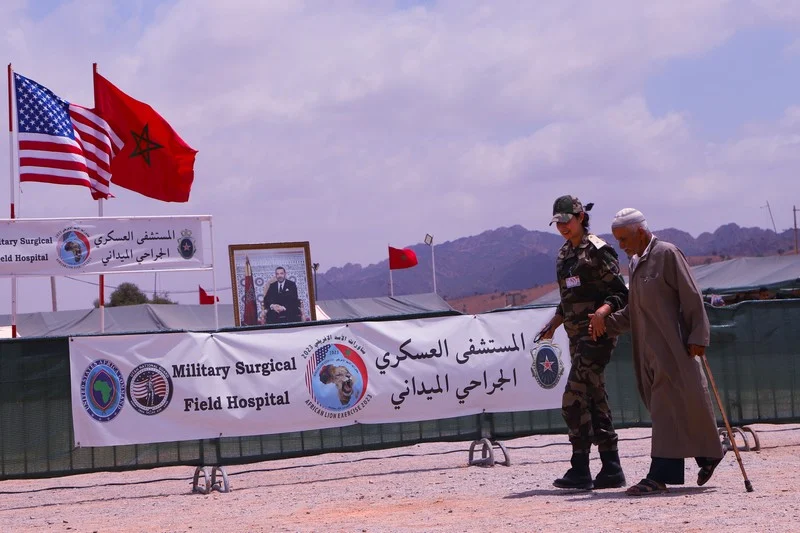 Tiznit village rejoices as field military hospital provides life-saving care during 'African Lion' Maneuver
