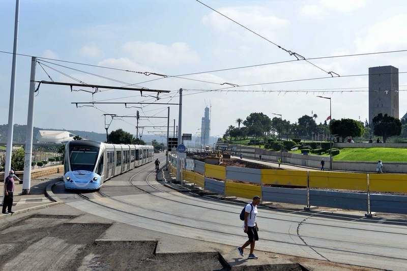 Rabat Tramway network extends in the directions of Temara and Sale 