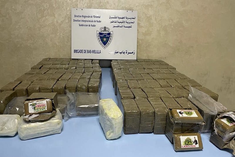 Bab Sebta: Authorities thwart attempted smuggling of 22 kg of chira
