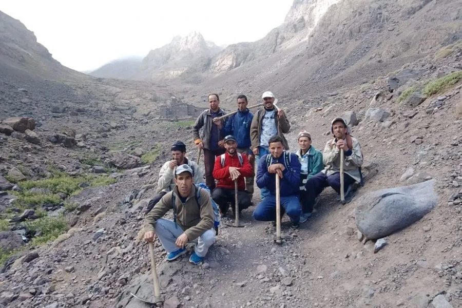 Morocco earthquake: Atlas Mountain guides clear paths up Toubkal to encourage resumption of tourist activities