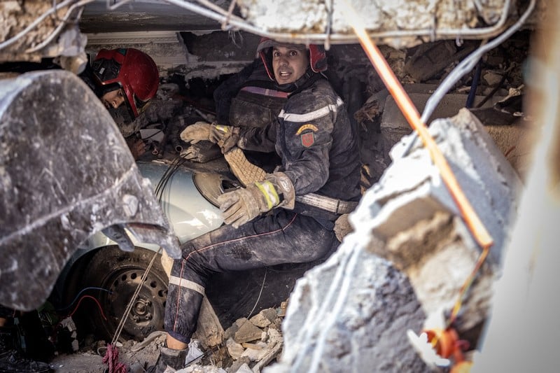 Spanish support and rescue teams arrive in Marrakesh to assist Morocco in quake aftermath