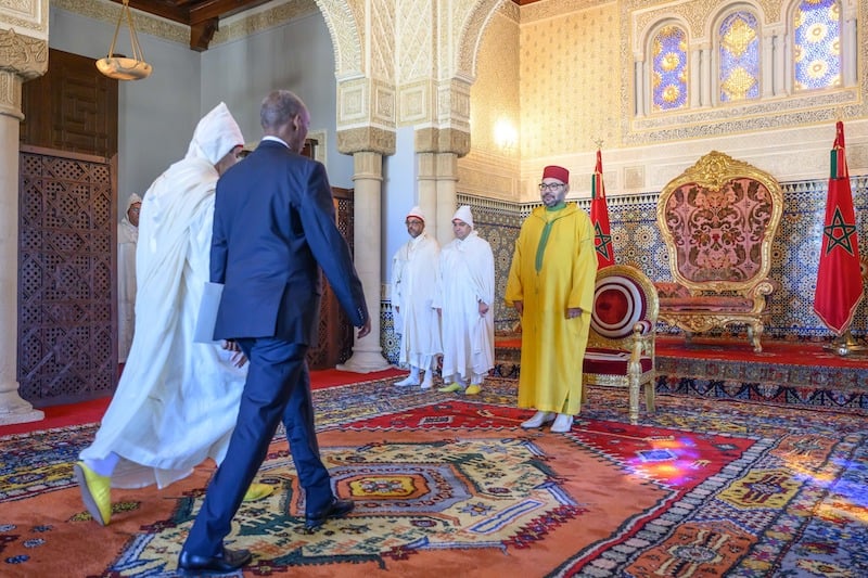 King Mohammed VI receives ambassadors in Rabat