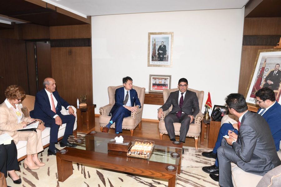 Bensaid discusses protecting cultural heritage with the Director-General of the World Intellectual Property Organization