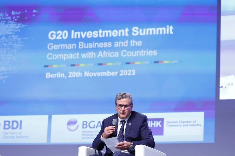 Akhannouch praises 'promising investment opportunities' between Morocco and Germany during G20 summit 