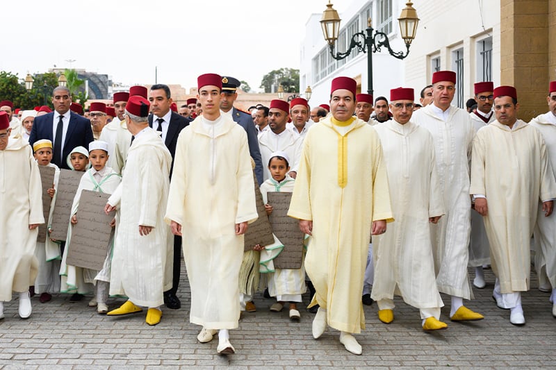 Crown Prince Moulay Hassan, Prince Moulay Rachid perform rain prayer in Rabat