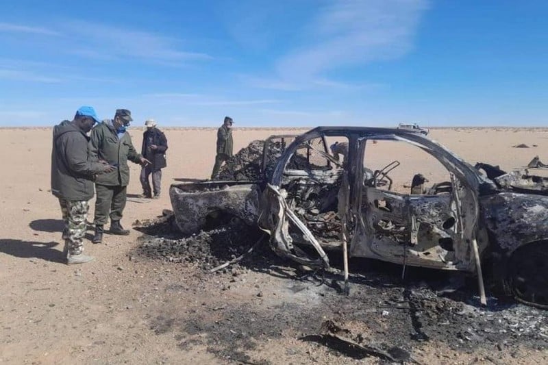 Moroccan drone targets Polisario militia infiltrating buffer zone for terrorist attacks