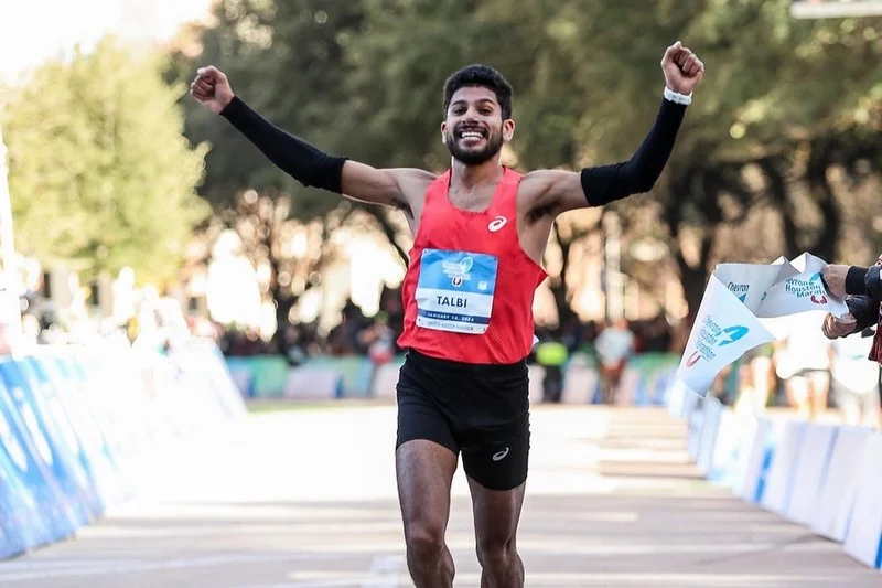 Moroccan Zouhair Talbi wins the Houston Marathon