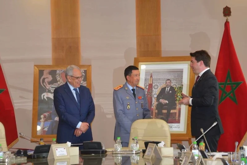 Minister Loudyi receives German Minister Delegate for Defense
