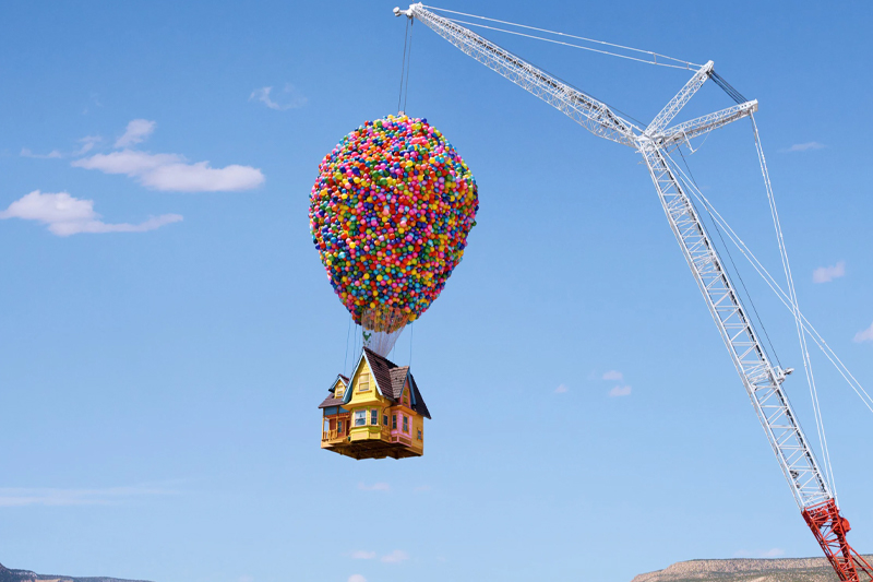 Airbnb offers 'Up' floating house in New Mexico