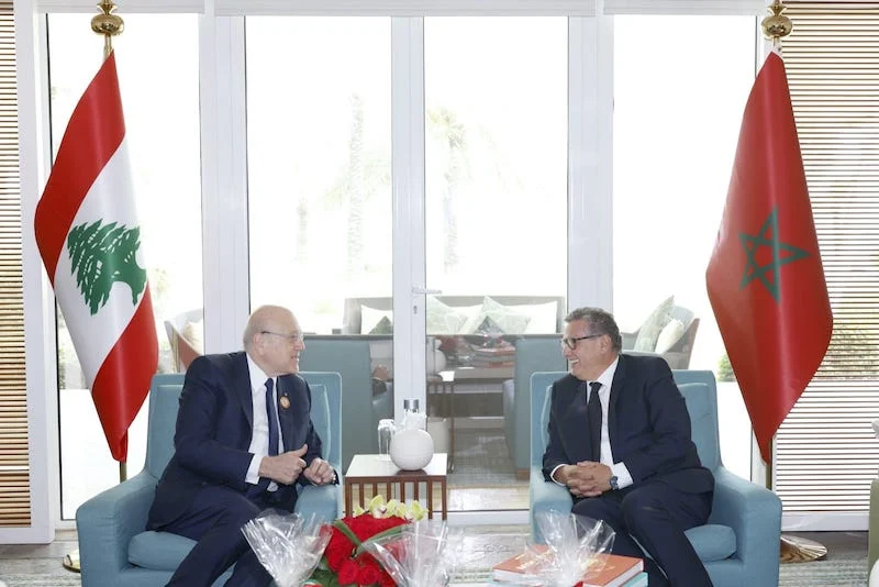 Akhannouch holds talks with Lebanese peer during Arab Summit