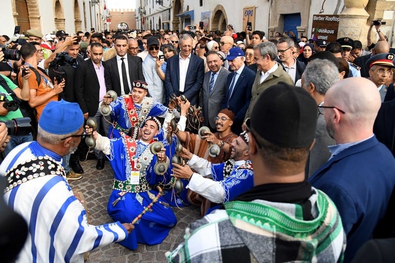 25th Gnaoua and world Music Festival kicks off in Essaouira to large crowds and Moroccan percussions