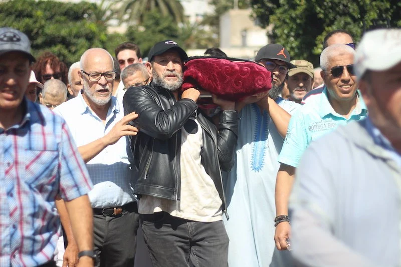 King condoles with late actress Naima Lamcharki's family members