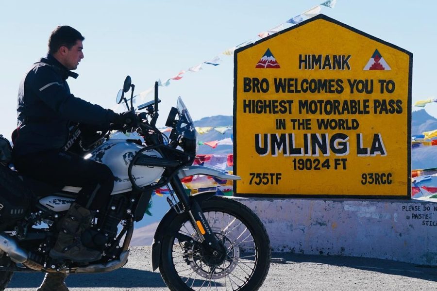 Moroccan adventurer conquers Himalaya’s Umling La pass atop motorcycle