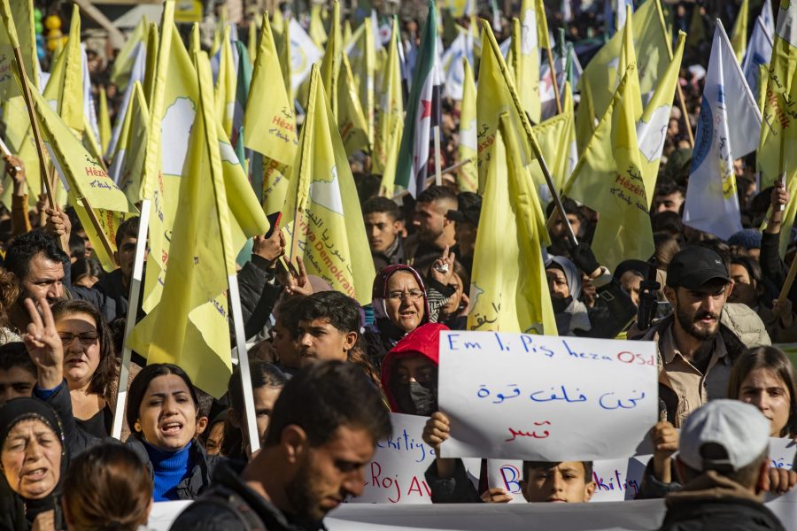 Hundreds in Damascus protest for democracy, women's rights: AFP