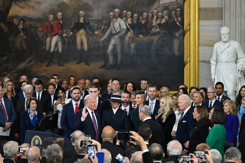 Trump pledges 'golden age' on being sworn in as US president