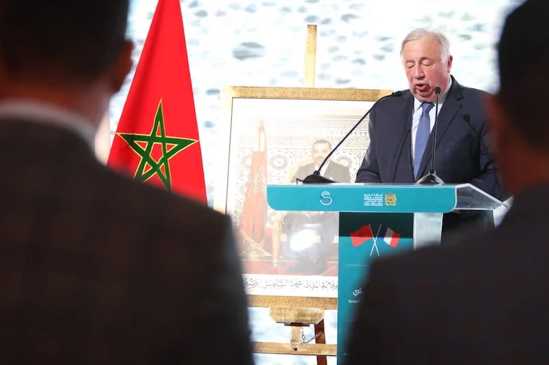 French Senate Speaker Discusses Bolstering France-Morocco Partnership with Officials in Laayoune