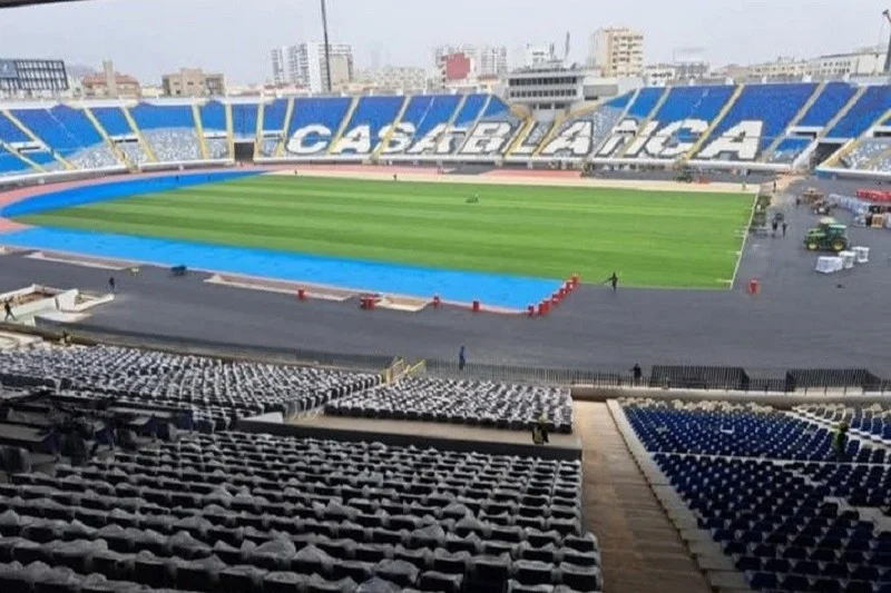 Mohammed V Stadium nears completion as grass renovation wraps up