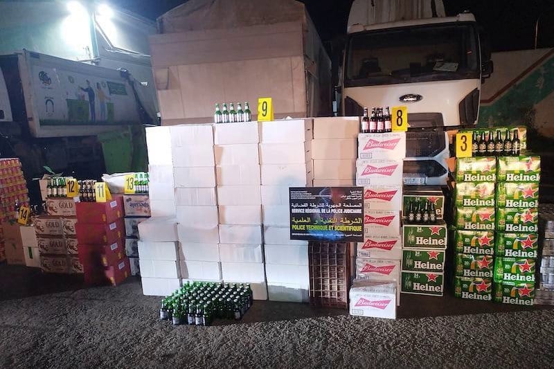 Moroccan customs crack down on smuggled alcohol laundering networks
