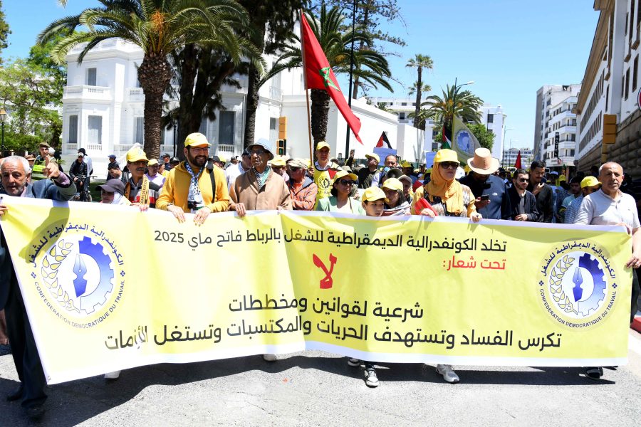 Moroccan workers demand justice on labor day protests