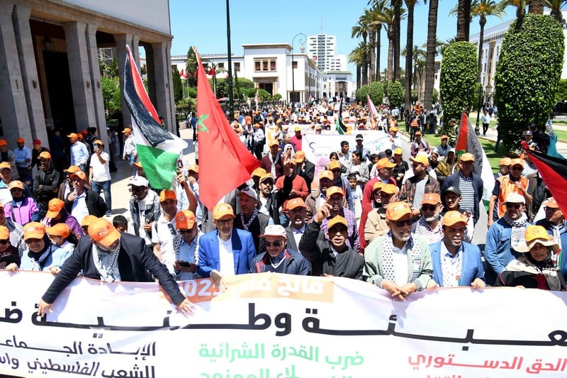 PJD union marks May day with criticism of government policies, calls for economic justice
